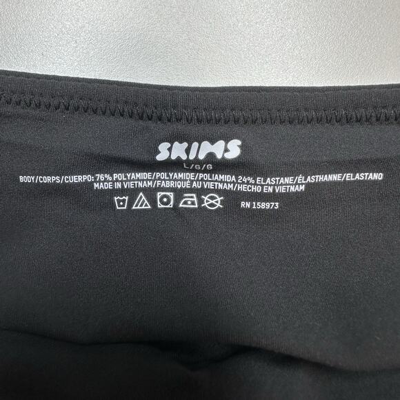 Skims Fits Everybody Cropped Cami Onyx Black L TP-CAM-4109 “Measurements” - Picture 5 of 6
